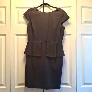 Professional Black Peplum Dress